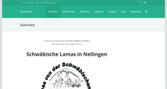 Desktop Screenshot of alb-lamas.de