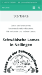 Mobile Screenshot of alb-lamas.de